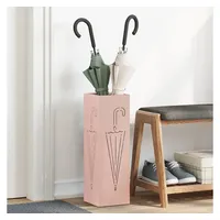 VidaXL Regenschirmständer 15,5 x 15,5 x 49 rosa
