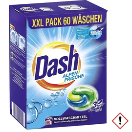 Dash Alpen Frische Vollwaschmittel Caps 60 WL