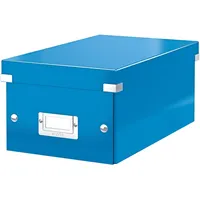 Leitz Ablagebox Click & Store DVD blau Packung mit