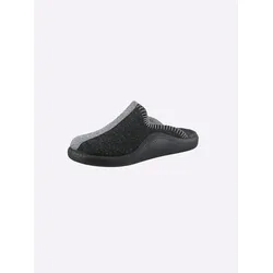 Pantoffel JOSEF SEIBEL, Damen, Gr. 37, grau (anthrazit, grau), Filz, Textil, Basic, Schuhe