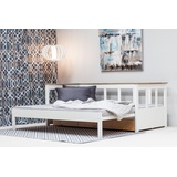 Home Affaire Daybett »"AIRA" skandinavisches Design, ideal fürs Jugend- oder Gästezimmer«, weiß/honigfarben, , 625475-0