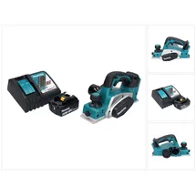 Makita DKP 180 RT1 Akku Hobel 18 V 82 mm + 1x Akku 5,0 Ah + Ladegerät