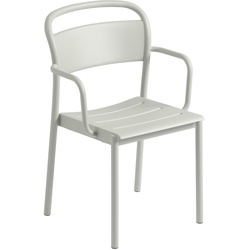 Muuto Linear Steel Armlehnstuhl, grau