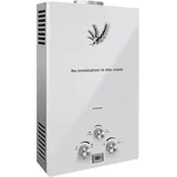 16L 32KW Gas Durchlauferhitzer LPG Warmwasserbereiter Durchlauferhitzer Warmwasserspeicher Heißwasserbereiter Boiler Tankless Instant Boiler für Zuhause, Wohnmobile, Kabinen, Scheunen (16L 32KW)