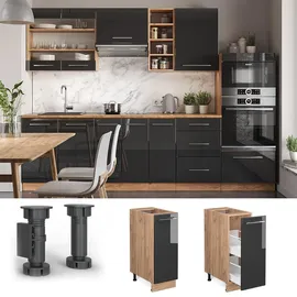 Vicco Apothekerschrank Fame-Line 30 x 60 x 81,5 cm Anthrazit