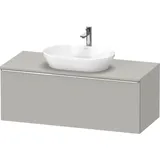 Duravit Waschtischunterschrank wandhängend „D-Neo“ 120 × 45,9 × 55 cm in Betongrau Matt
