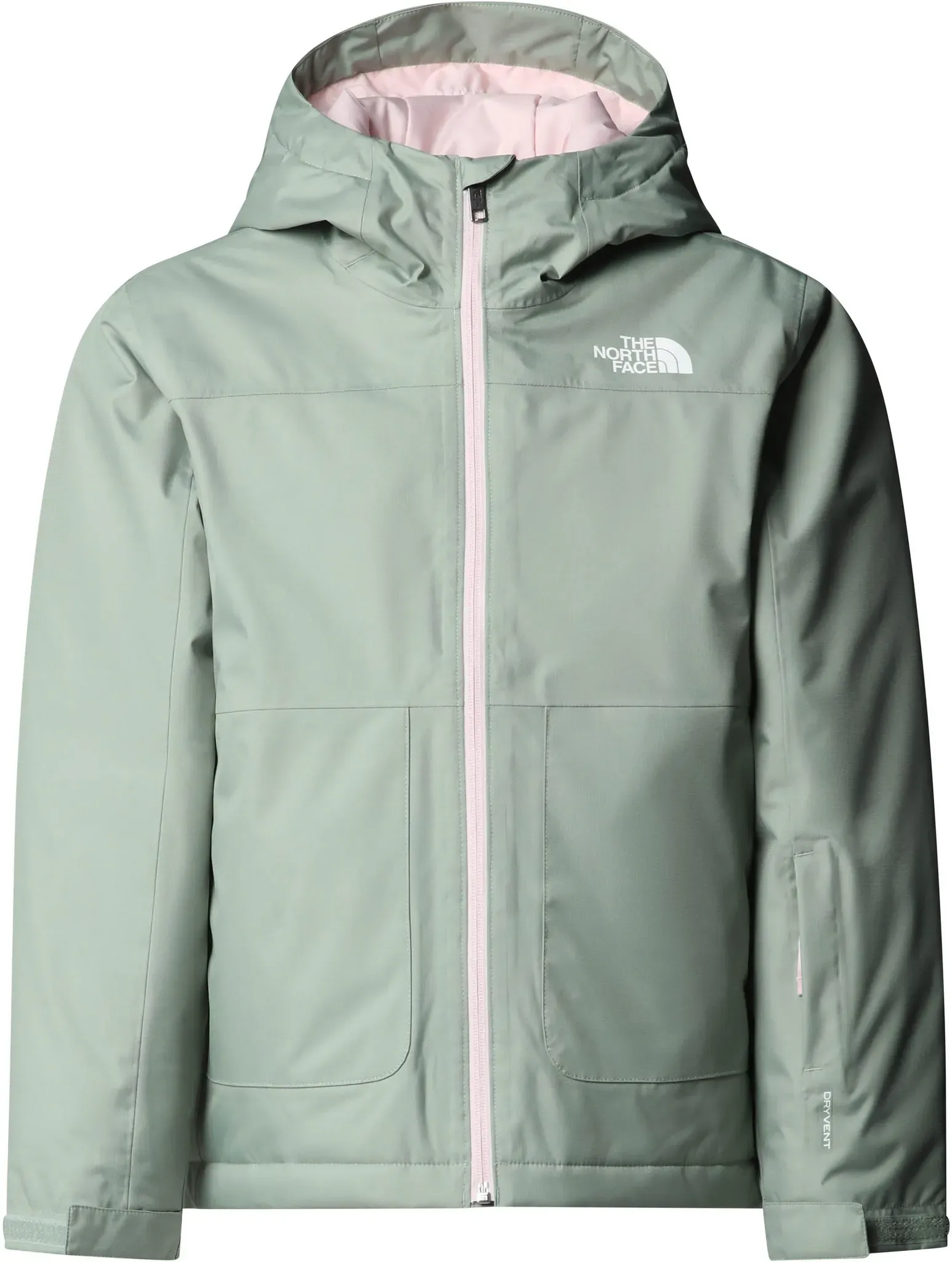 The North Face FREEDOM Skijacke Mädchen in slate moss, Größe 158/164 - grün