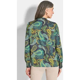 GOLDNER Schlupfbluse mit Paisley-Muster Grün 20