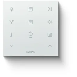 Loxone Touch Pure Flex Standard Audio Air Weiss