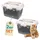 GarPet Katzentransportbox 2er Set Grau