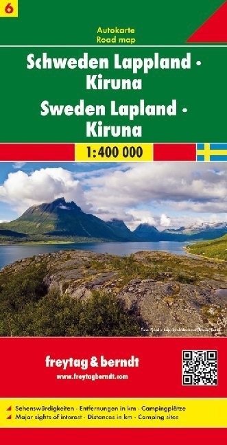 Freytag & Berndt Autokarte Schweden Lappland - Kiruna. Sverige  Lappland. Zweden  Lapland  Karte (im Sinne von Landkarte)
