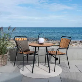House Nordic Cleveland Beistelltisch 70 x 70 x 74 cm Teak