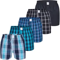 MG-1 Boxershorts Classics kariert XL 5er Pack
