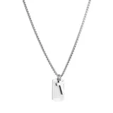 FYNCH-HATTON Kette mit Anhänger Edelstahl Silber
