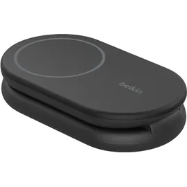 Belkin BoostCharge - Kabelloses Ladegerät - magnetisch, faltbar, mit Qi2 + AC-Netzteil