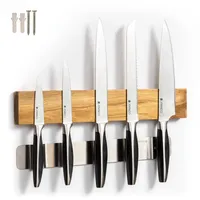 Coninx Magnetleiste Messer Holz 40cm | Küchenmesser Messerhalter Magnetisch