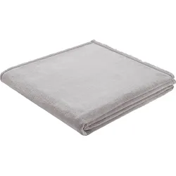 Wohndecke BIEDERLACK "King Fleece", grau, B:150cm L:200cm, Wohndecken, leicht, Kuscheldecke