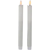AM Design LED-Kerze Stabkerze 24,5 cm weiß