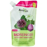 AlmaWin Badreiniger 500ml Nachfüllbeutel, frische Minze, effektiv gegen Kalk, Seifenreste, Schmutz, vegan