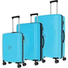 Travelite Orbita Koffer-Set 3-tlg. türkis/ blau/ grau