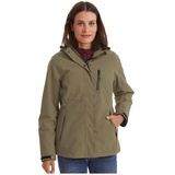 KILLTEC Damen Outdoorjacke Funktionsjacke mit abzippbarer Kapuze KOW 140 WMN JCKT wasserdicht, winddicht, atmungsaktiv 00762-helloliv 52