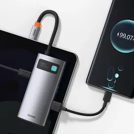 Baseus Metal Gleam Series 4-in-1 USB-C Hub,