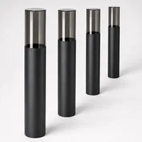 SSC-LUXon Außenstandleuchte Edelstahl Höhe 50 cm 4er Set schwarz