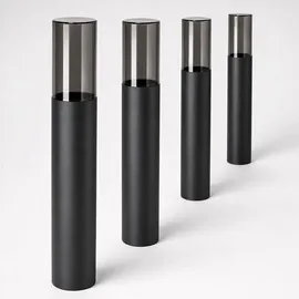 SSC-LUXon Außenstandleuchte Edelstahl Höhe 50 cm 4er Set schwarz