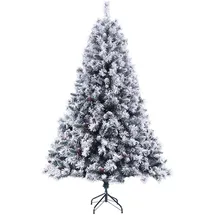 Svita Weihnachtsbaum Schnee Deko Tannenbaum Kunstbaum PVC 210 cm
