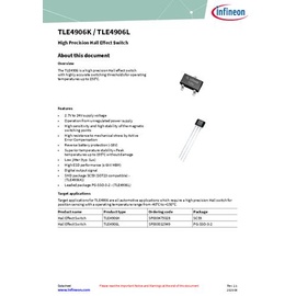 Infineon Technologies Magnetsensor 2.7 - 18V Messbereich: - mT SC-59-3 Tape