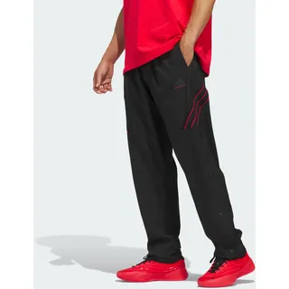 adidas Crazy Lite Hose - Black / Pure Ruby - L
