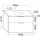 Burgbad Konsolenplatte mit Unterschrank WXXH090 619 x 900 x 550