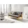 SalesFever Schlafsofa Webstoff 3-Sitzer Dunkelgrau