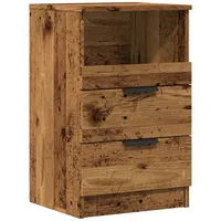 VidaXL Nachttisch Altholz-Optik 40x36x65 cm Holzwerkstoff