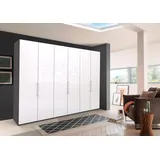 Wiemann Falttürenschrank »Loft«, Glasfront havanna/ weiß , 51480046-0 B/H/T: 300 cm x 216 cm x 58 cm