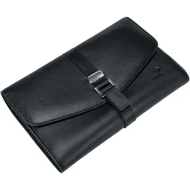 Windrose Schmucktasche Xl nappa/schwarz (Vollrindleder)