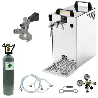 bietal® Bierkühler Bierzapfanlage 60 L/h - - KEG Kombi CO2 2Kg