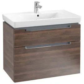 Villeroy & Boch Waschtischunterschrank 2 Auszüge 78,7 x 59,0 cm Braun