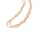 COLLEZIONE ALESSANDRO Lange Kette Frankfurt Beige / Glas