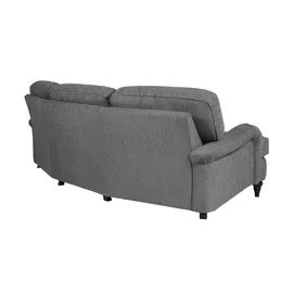 Soho Couch Flachgewebe 3-Sitzer Grau