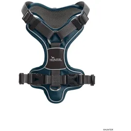 Hunter Divo Hundegeschirr Dunkelblau/Grau S