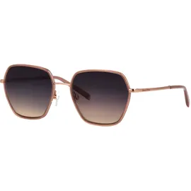 Marc O'Polo Sonnenbrille MARC O'POLO "Modell 505122", Damen, rosa (roségold), matt, metallic, Sonnenbrillen Sonnenbrille, Form Hexagon, Logoschriftzug auf Bügel, Metallfassung