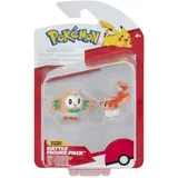 Pokémon Battle Figure Pack - Nigiragi, Bauz, Tatsugiri Curly Form & Rowlet, je 5 cm