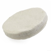 Keramik-Wollschwamm, Keramikwolle für Bioethanol-Kamin, runder Keramikschwamm für Bio-Ethanol-Kamin Innengel-Ethanol-Keramikschwamm für Bioethanol-Brenner (1 Stück)