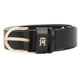 Tommy Hilfiger Damengürtel Leder 2,5 cm schwarz 70