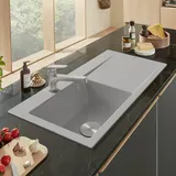 Villeroy & Boch Subway Style 50 links fossil + Handbetätigung + Lochbohrung 2