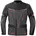 Herren Motorradjacke schwarz-anthrazit-rot S