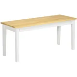 Homcom Sitzbank 2-Sitzer bis 220 kg Belastbar 102 x 36 x 45 cm