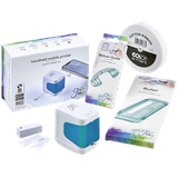 Colop e-mark® go Bundle Mobiler Etikettendrucker Weiß/Blau