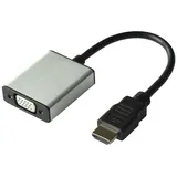 Value HDMI zu VGA Adapterkabel 0,15 m Schwarz